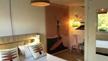 Superior Double Room, 1 Queen Bed, Non Smoking, Garden View | Memory foam beds, individually furnished, desk, laptop workspace