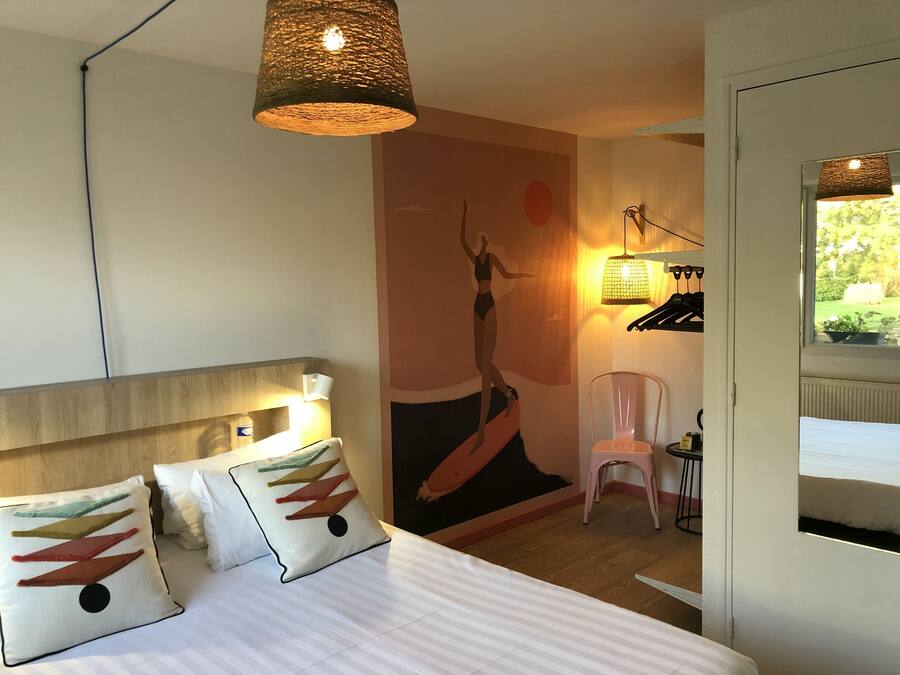 Superior-Doppelzimmer, 1 Queen-Bett, Nichtraucher, Gartenblick