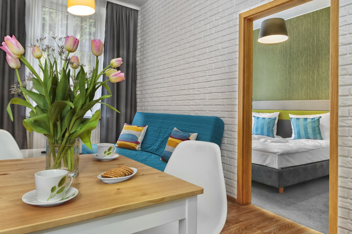 1 habitación, ropa de cama de alta calidad y sistema de insonorización