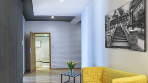 Exclusive Apartment, 2 Bedrooms | Living area - Aurora Residence (Lodz)