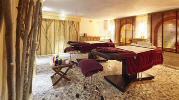 Behandelingskamers voor koppels, lichaamsbehandelingen, aromatherapie