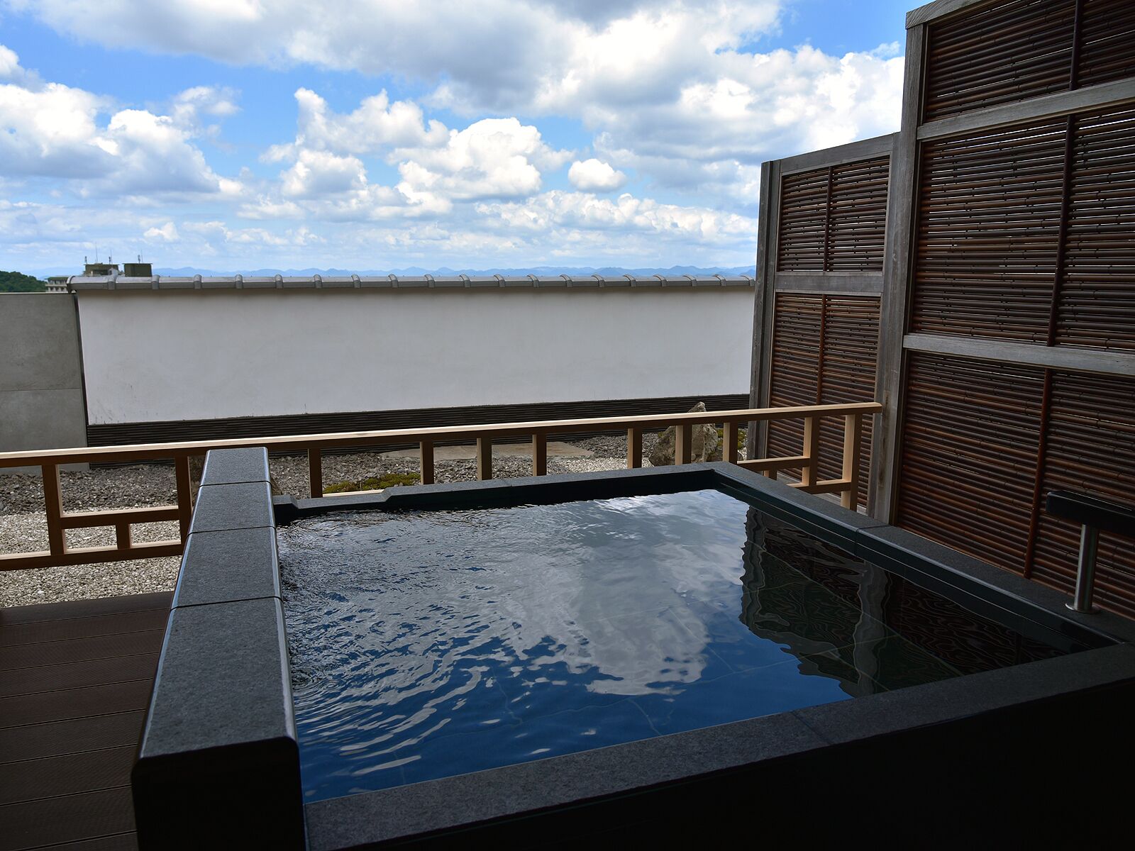 Penthouse Twin room with Open- Air Bath | Bathroom | Free toiletries, hair dryer, slippers, bidet