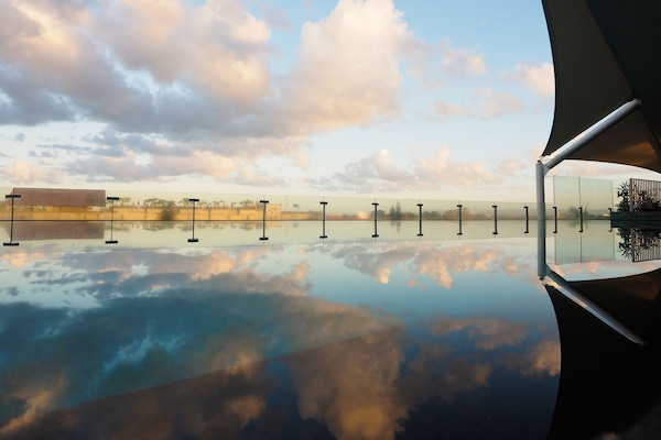 Blick von der Unterkunft