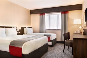 Hypo-allergenic bedding, in-room safe, desk, iron/ironing board