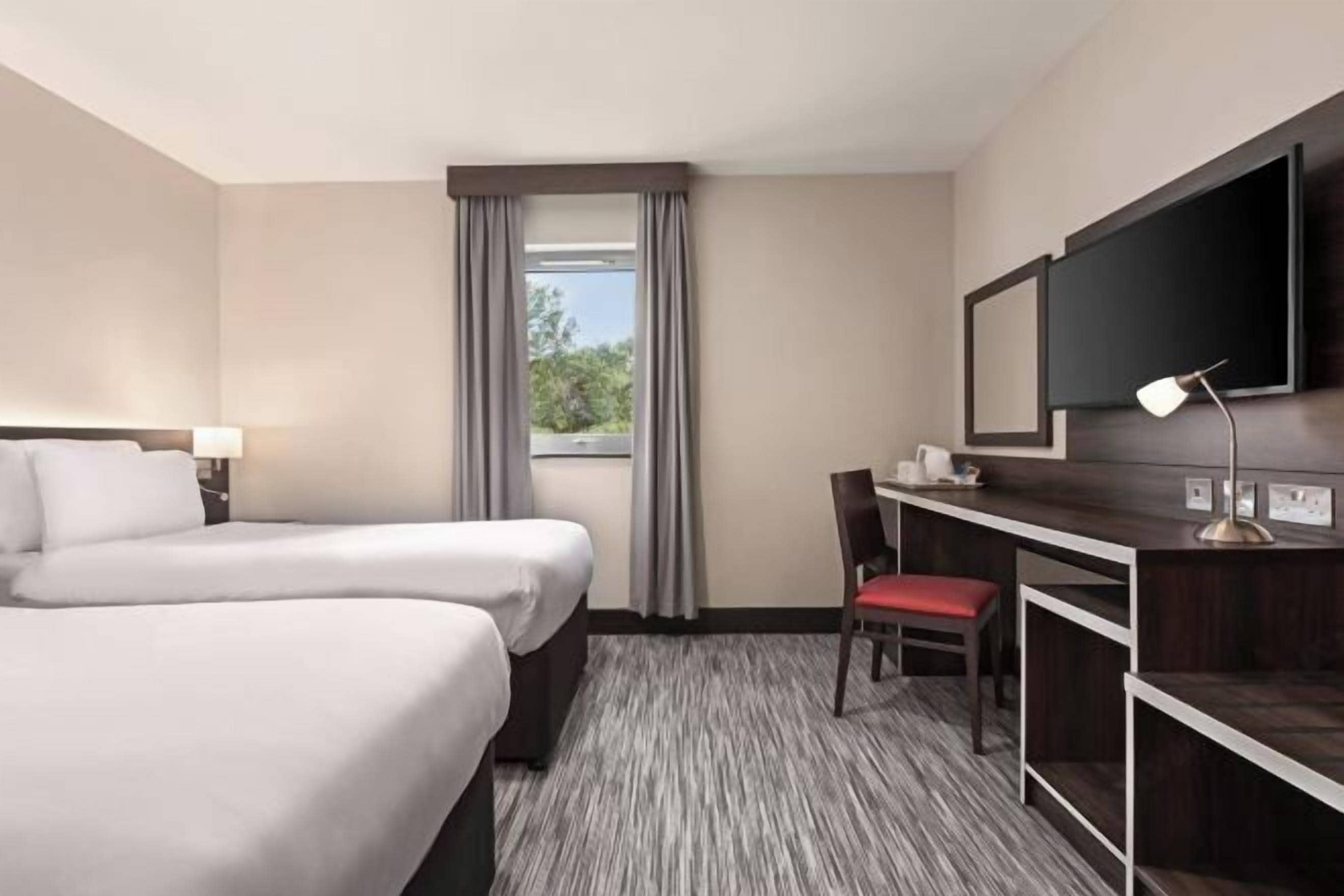 Hypo-allergenic bedding, in-room safe, desk, iron/ironing board