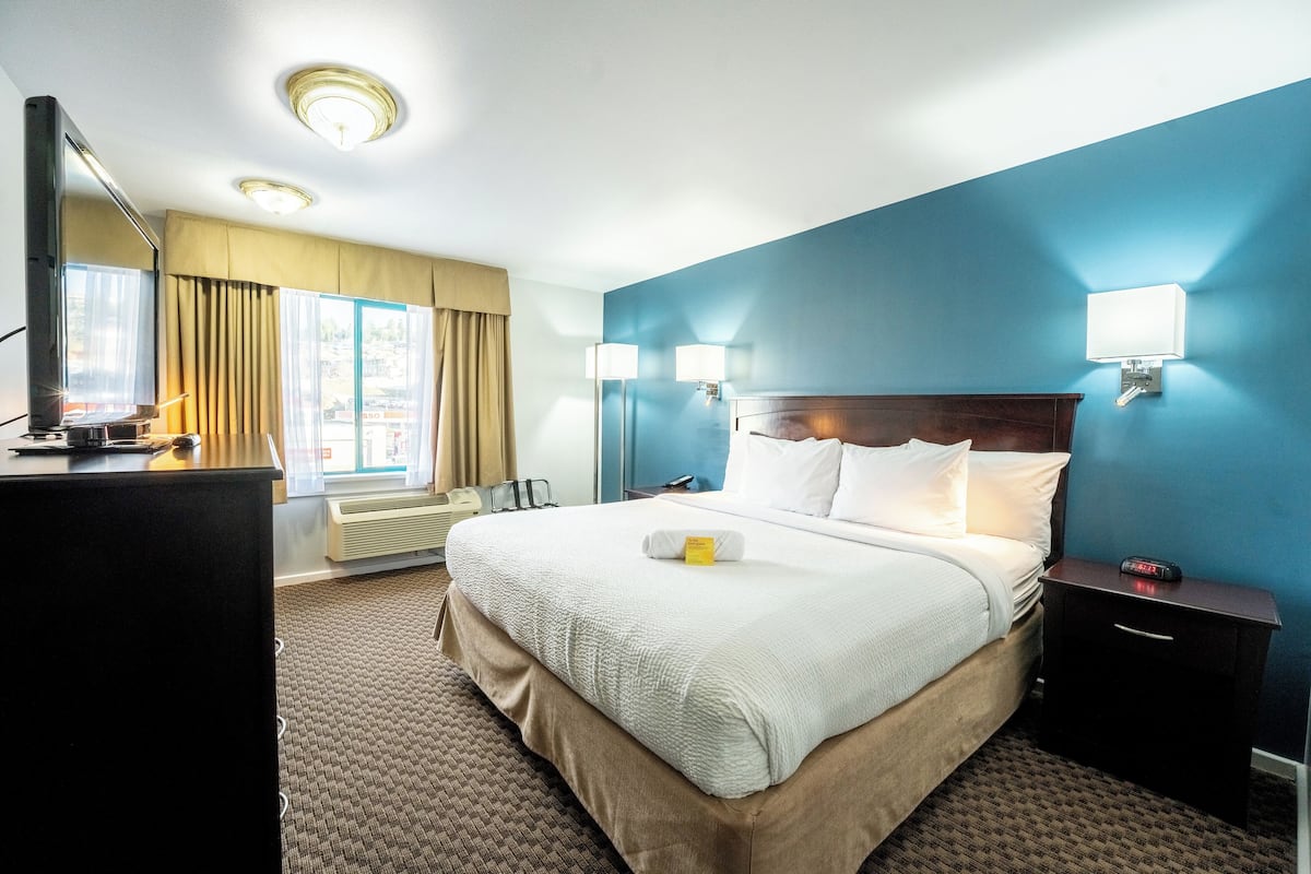 Standard Single Room, 1 King Bed, Non Smoking | Desk, iron/ironing board, free WiFi, bed sheets
