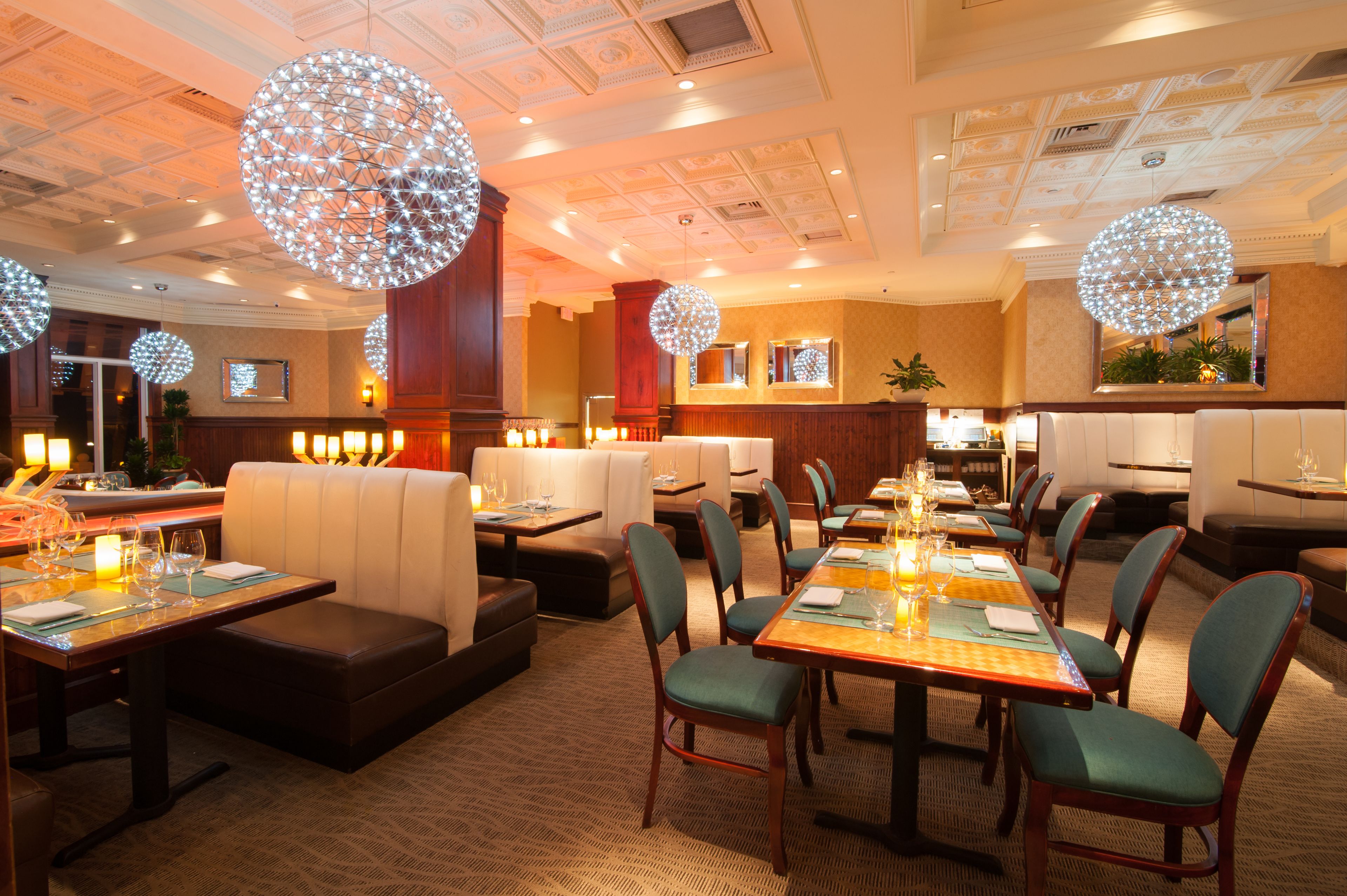 breakfast, lunch, dinner served; beach views