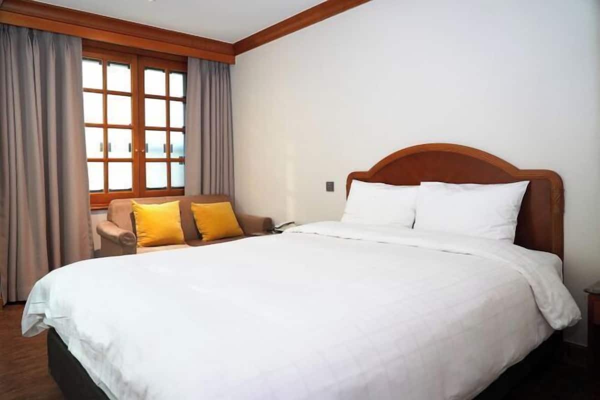 Caja fuerte, cortinas opacas, wifi gratis y ropa de cama