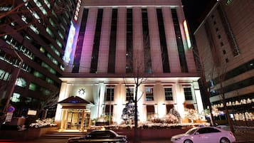 Front of property – evening/night