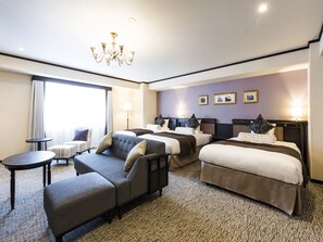Deluxe Twin Room, Accessible, Non Smoking | Premium bedding, in-room safe, individually decorated - Hotel Sonia Otaru (Otaru)