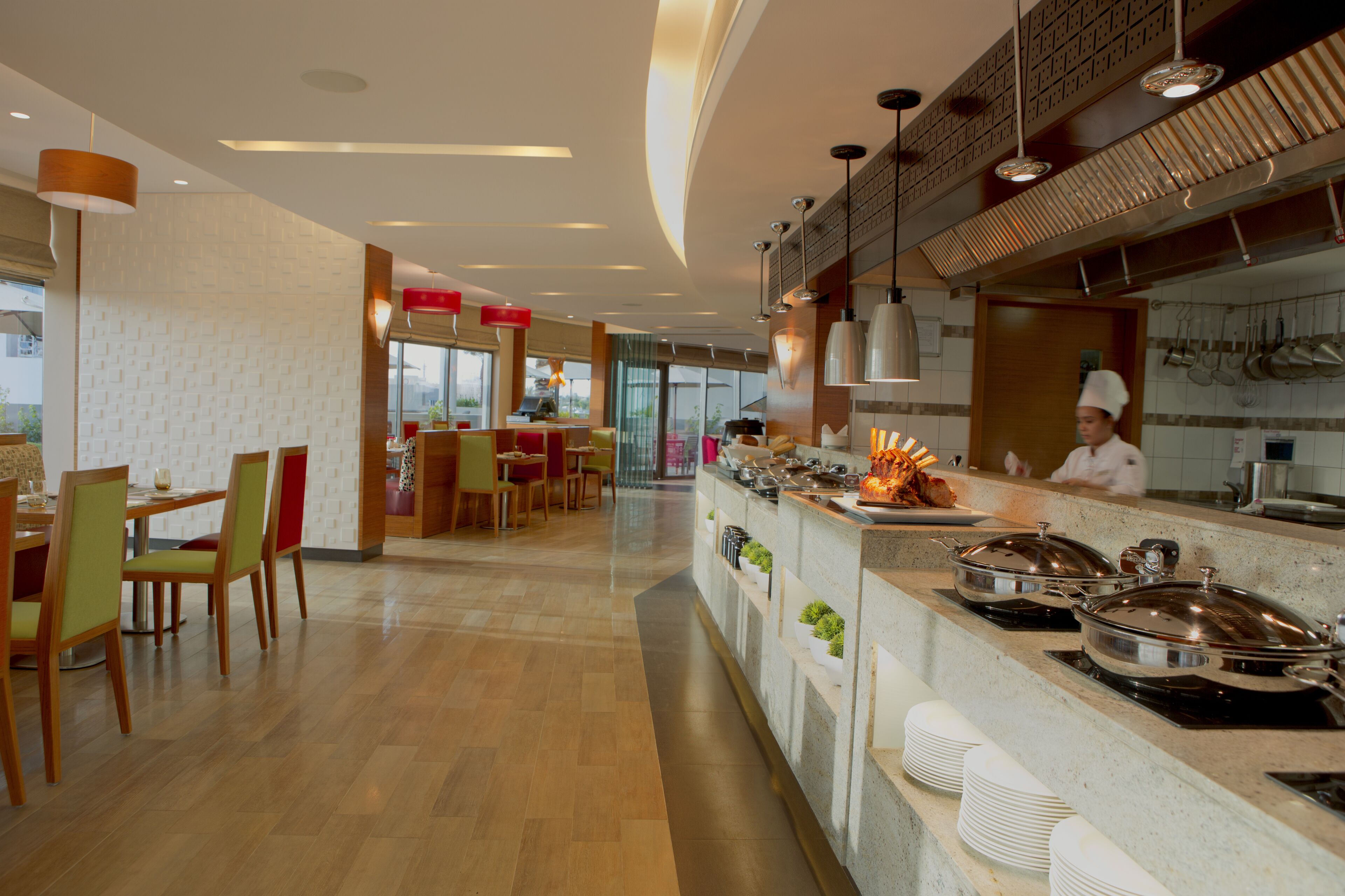 Morgenmadsbuffet hver dag (10.00 BHD pr. person)