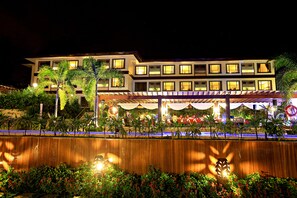 Front of property – evening/night - Hotel Tropika (Davao)