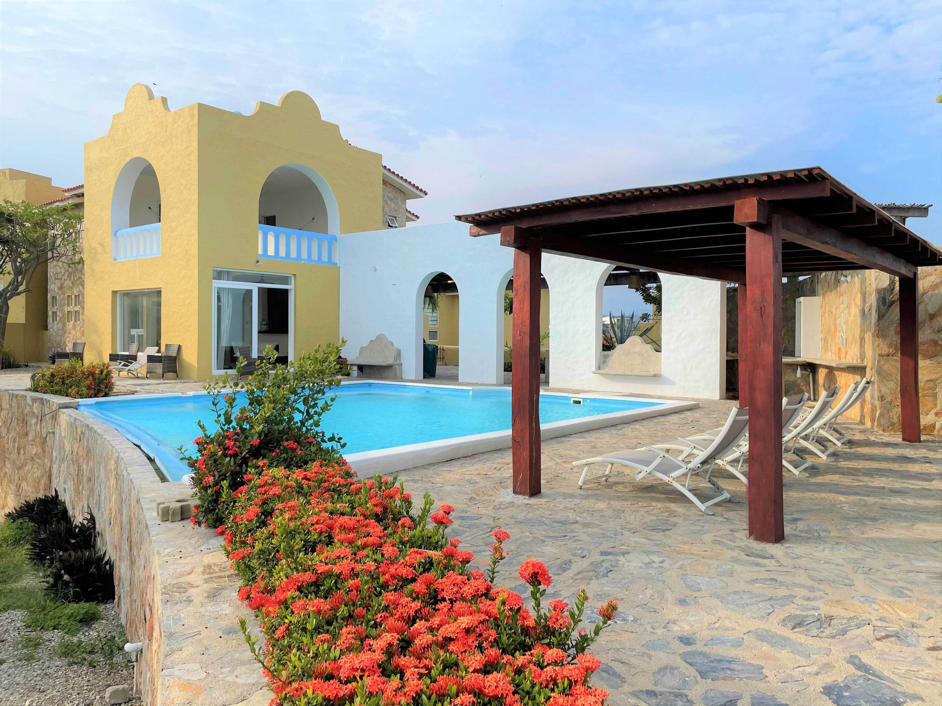 Casa, 4 camere da letto, piscina privata | Vista spiaggia/mare