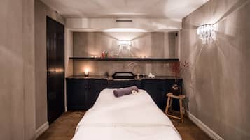 Turkish bath/hammam, hot stone massages, deep-tissue massages