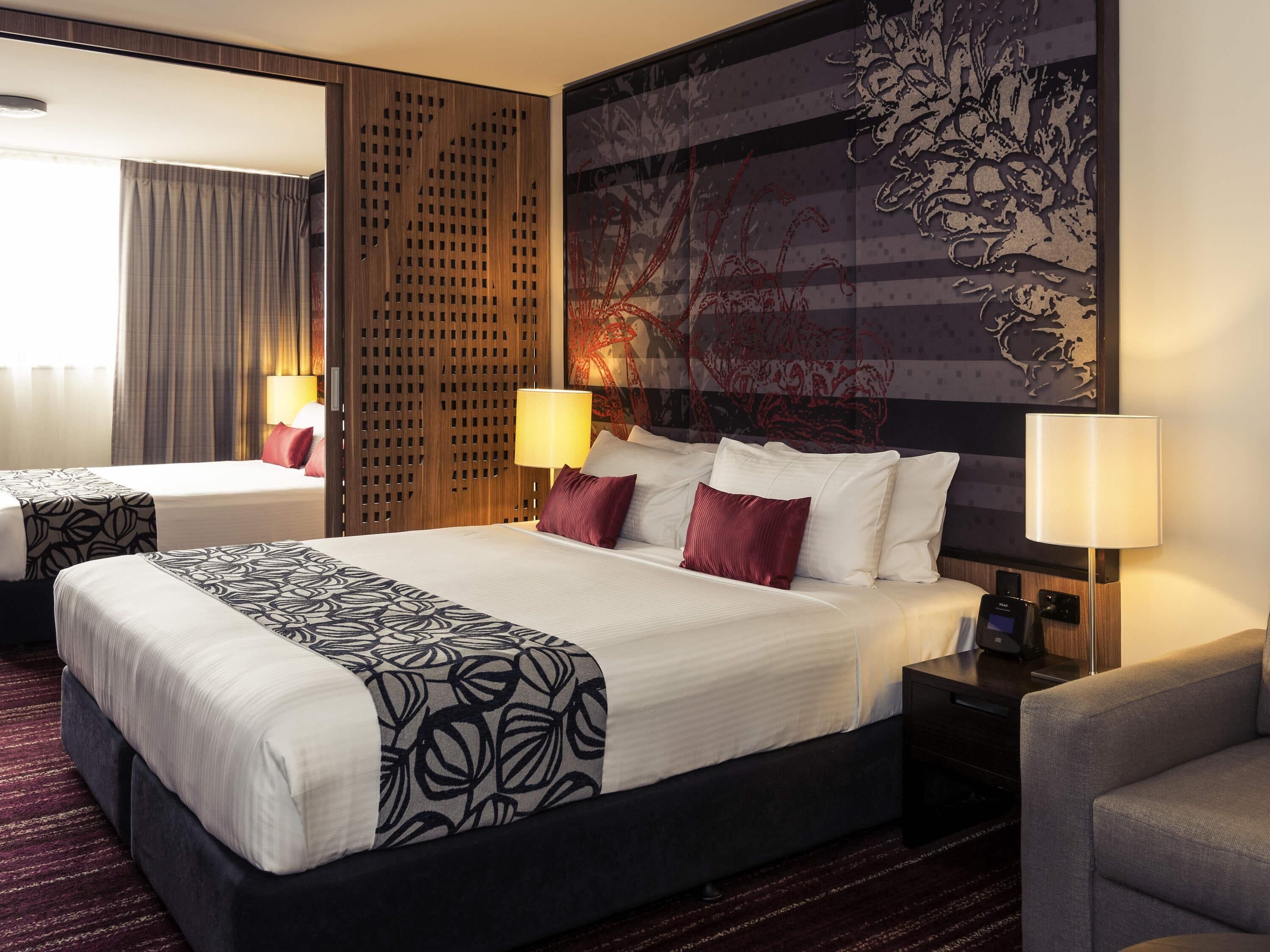 Literie de qualité supérieure, surmatelas, minibar