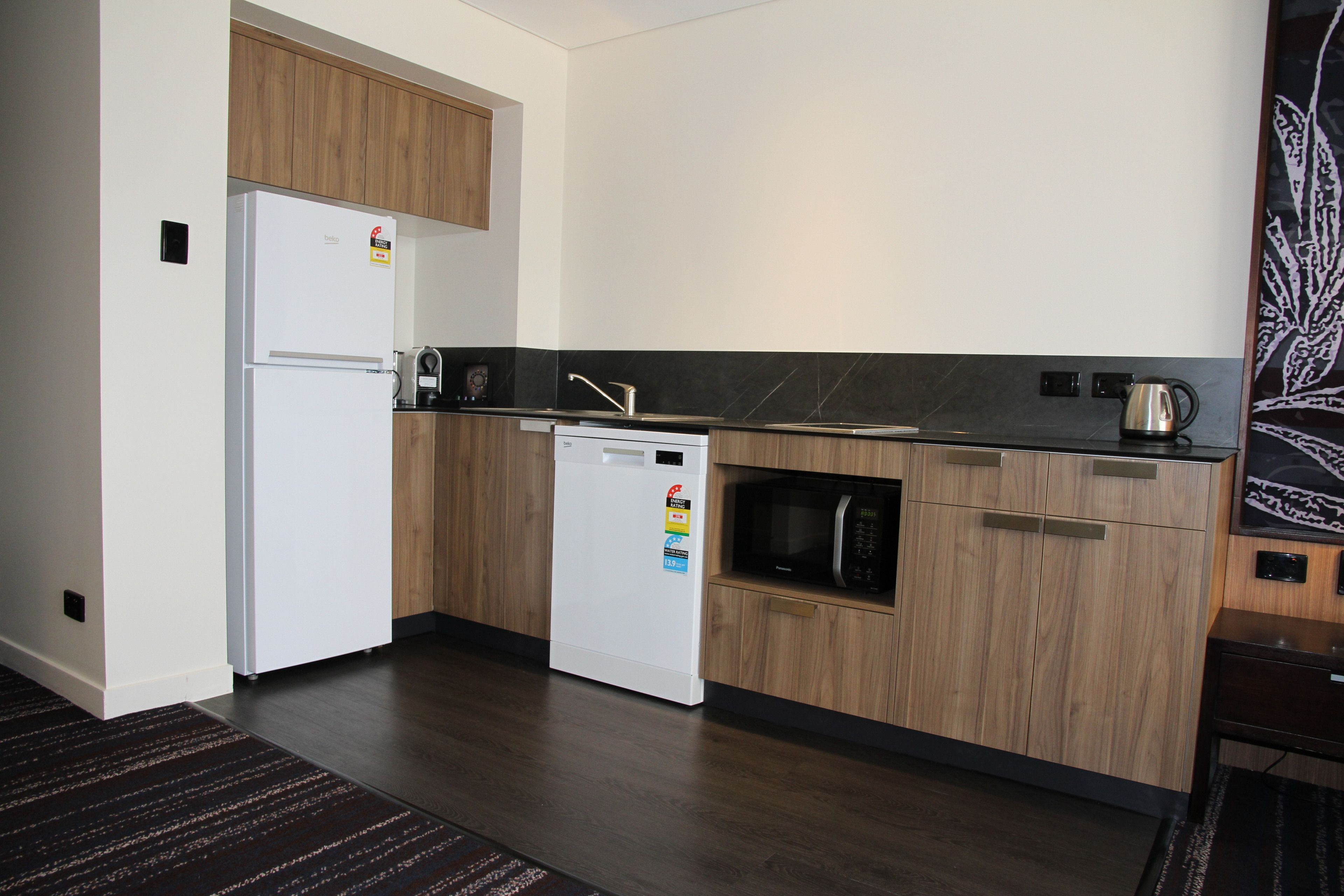 apartment, 1 king bed (privilege) | private kitchenette | coffee/tea maker, electric kettle, eco-friendly cleaning products