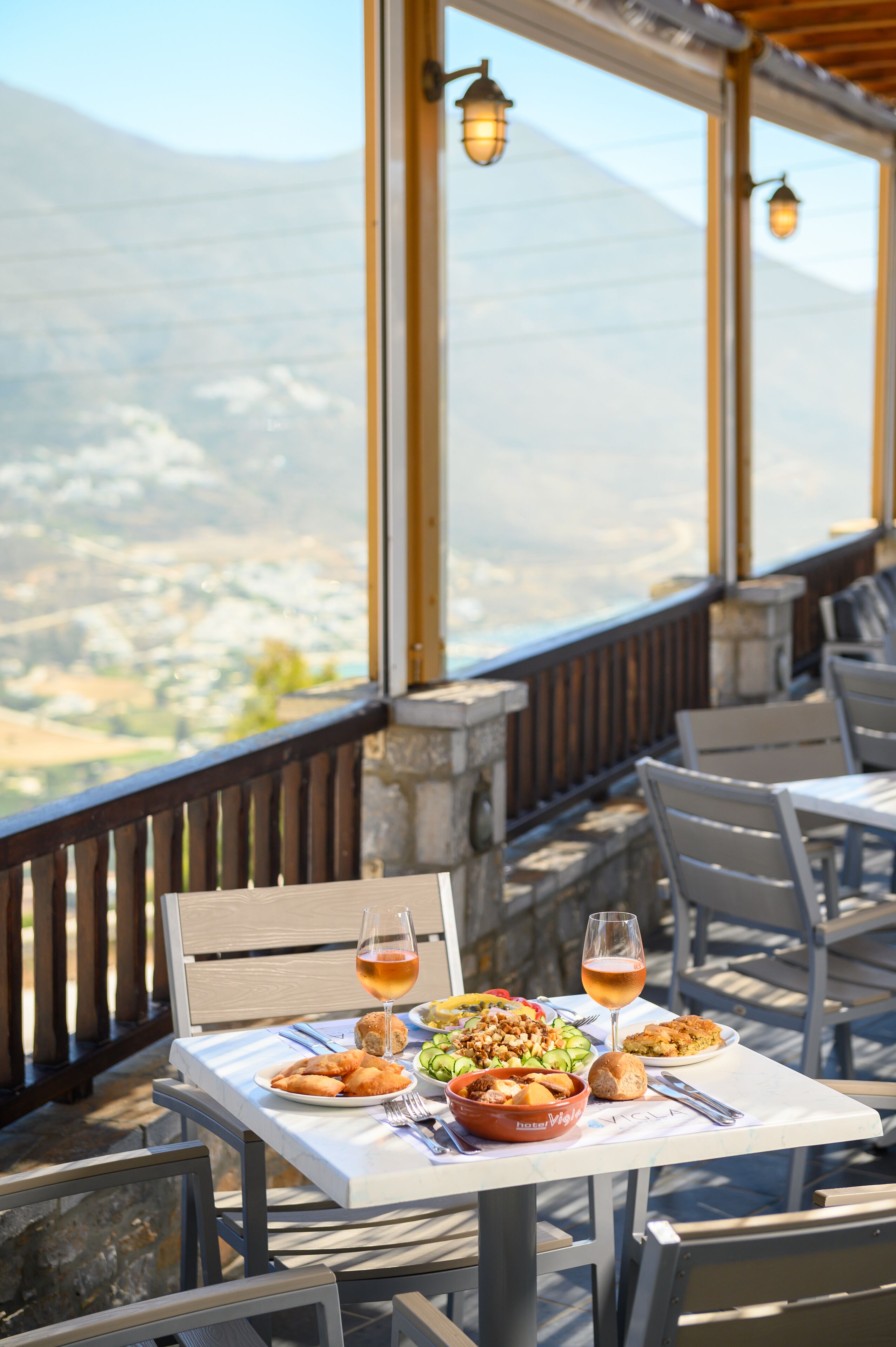 breakfast, lunch, dinner served; mediterranean cuisine, pool views