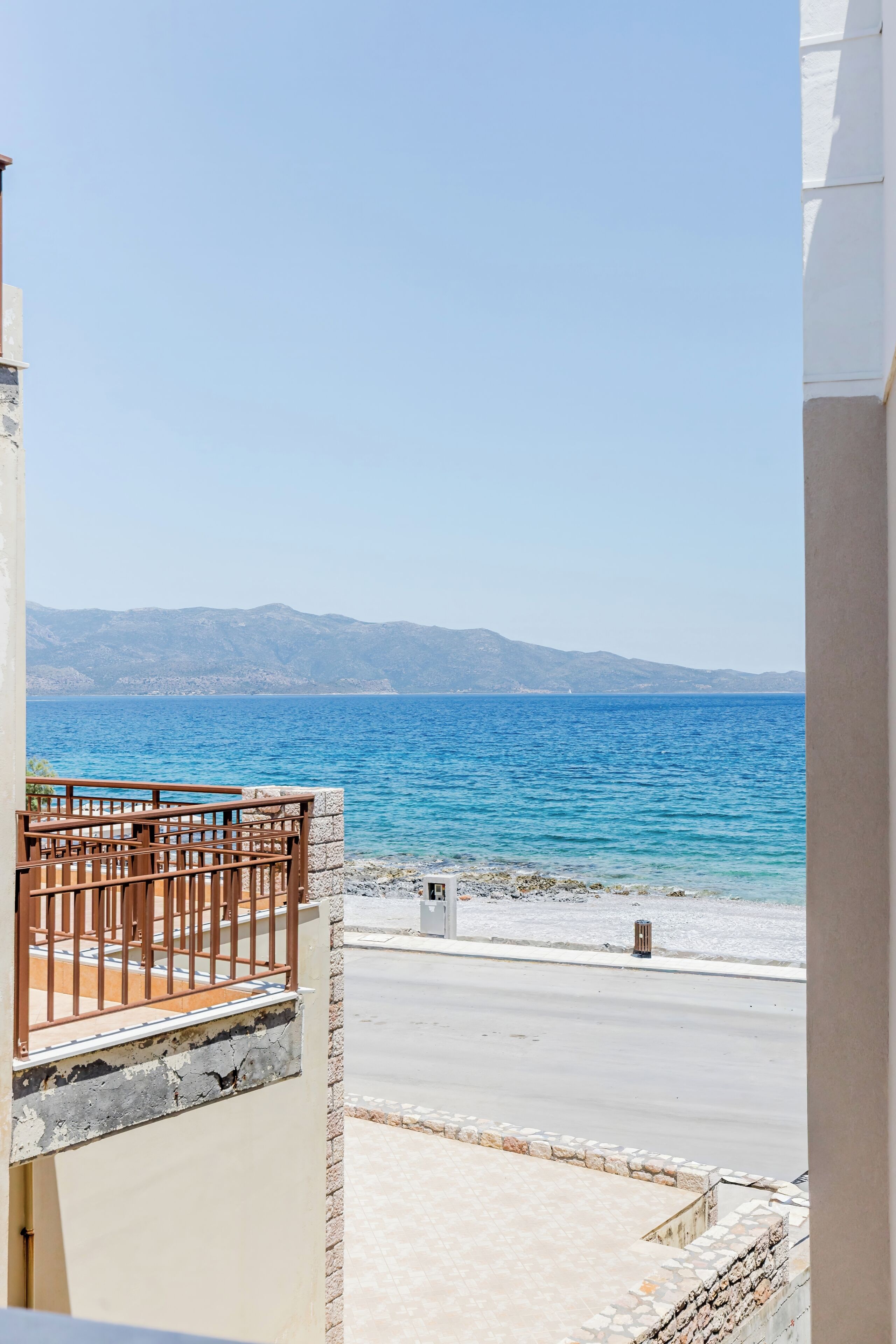 Quadruple Room, Partial Sea View | Balcony view