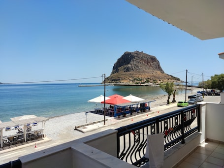 Double or Twin Room, Sea View | Beach/ocean view