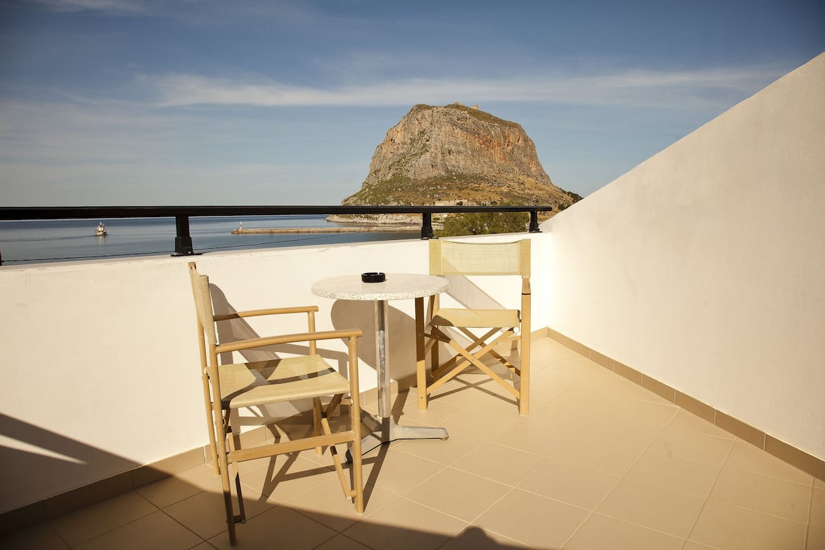 Superior Double Room, Sea View | Terrace/patio