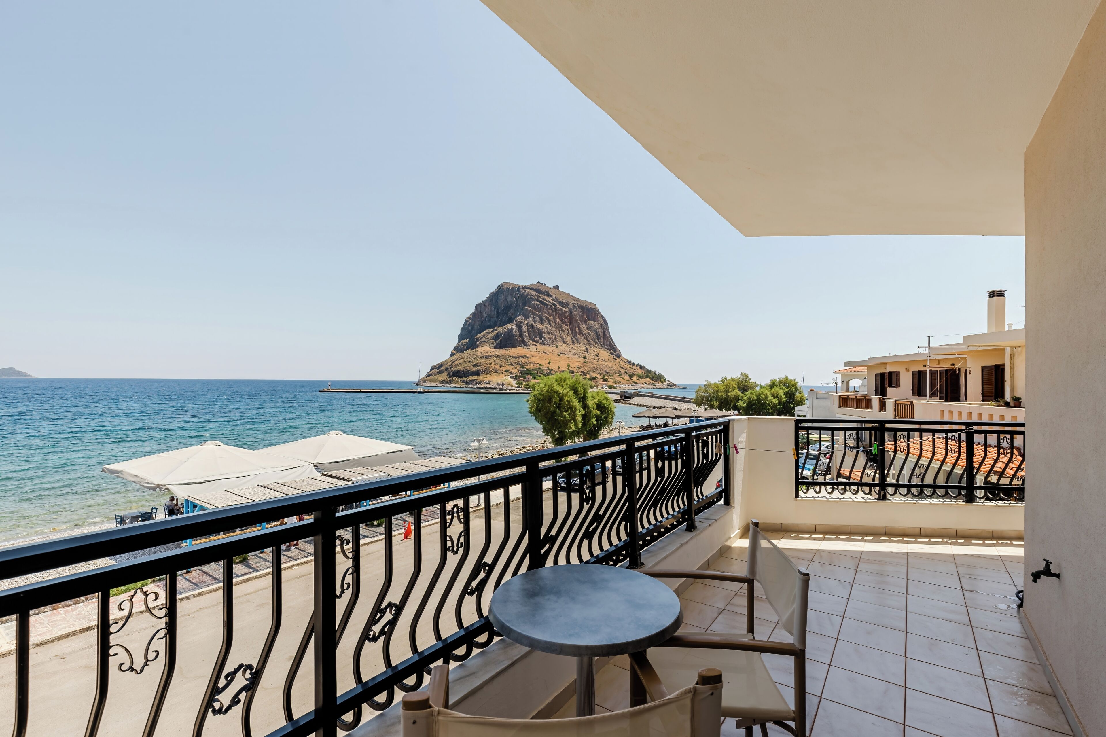 Double or Twin Room, Sea View | Balcony view