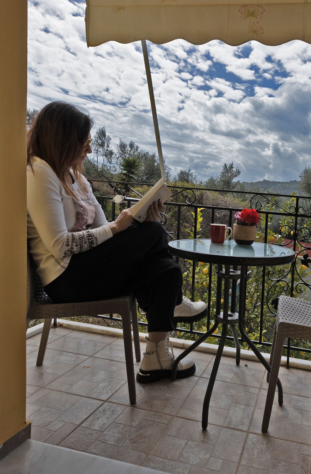 comfort studio, 1 bedroom, kitchen (2 people) | terrace/patio