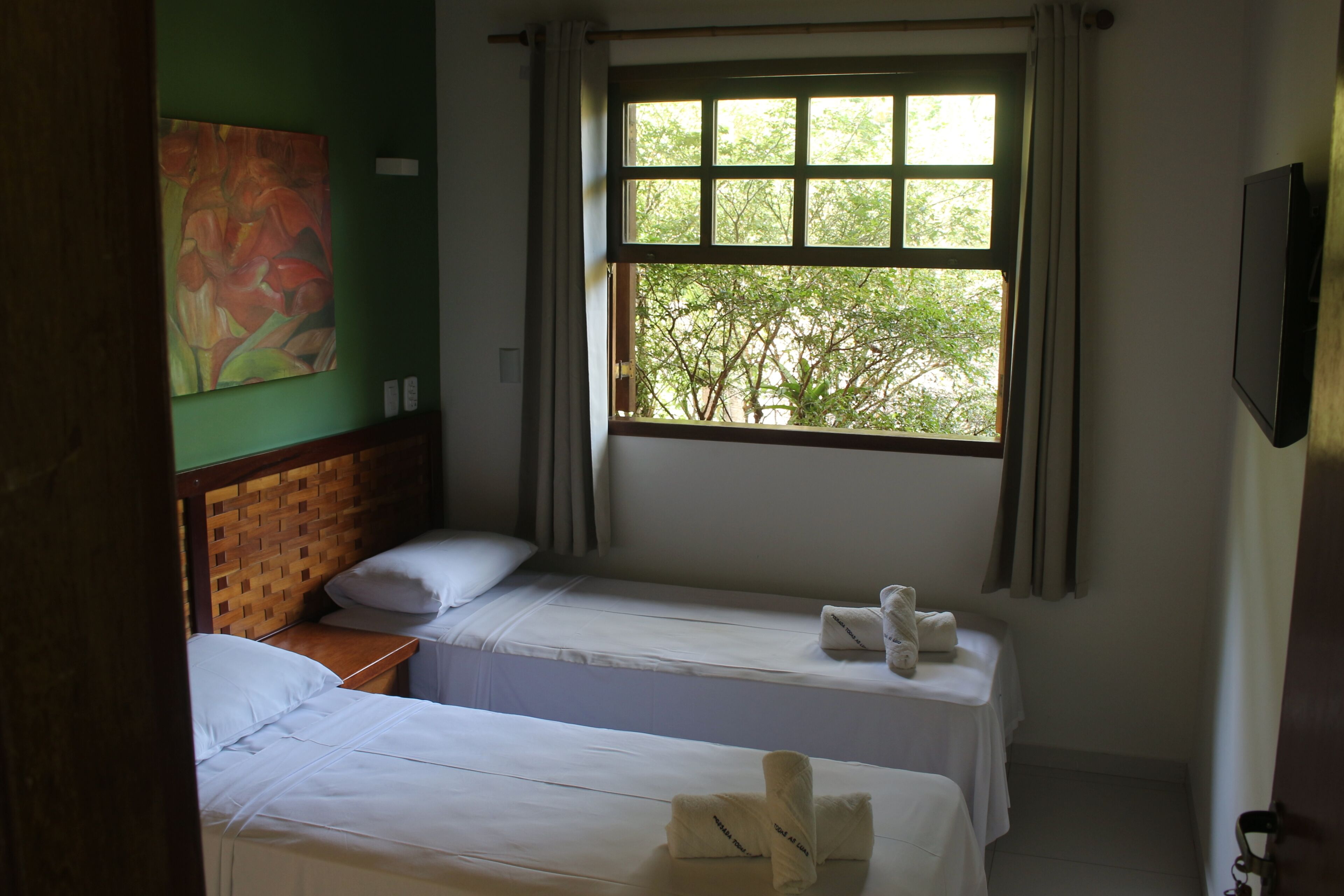 Suite Standard com Ar-condicionado 1 cama de casal ou 2 camas de solteiro | Roupas de cama premium, frigobar, cofres nos quartos, cortinas blackout