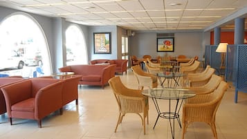 Sittområde i lobbyn