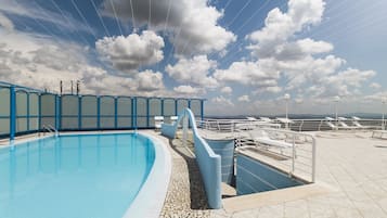 Udendørs pool, liggestole