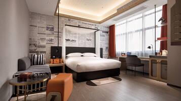 Ropa de cama de alta calidad y minibar