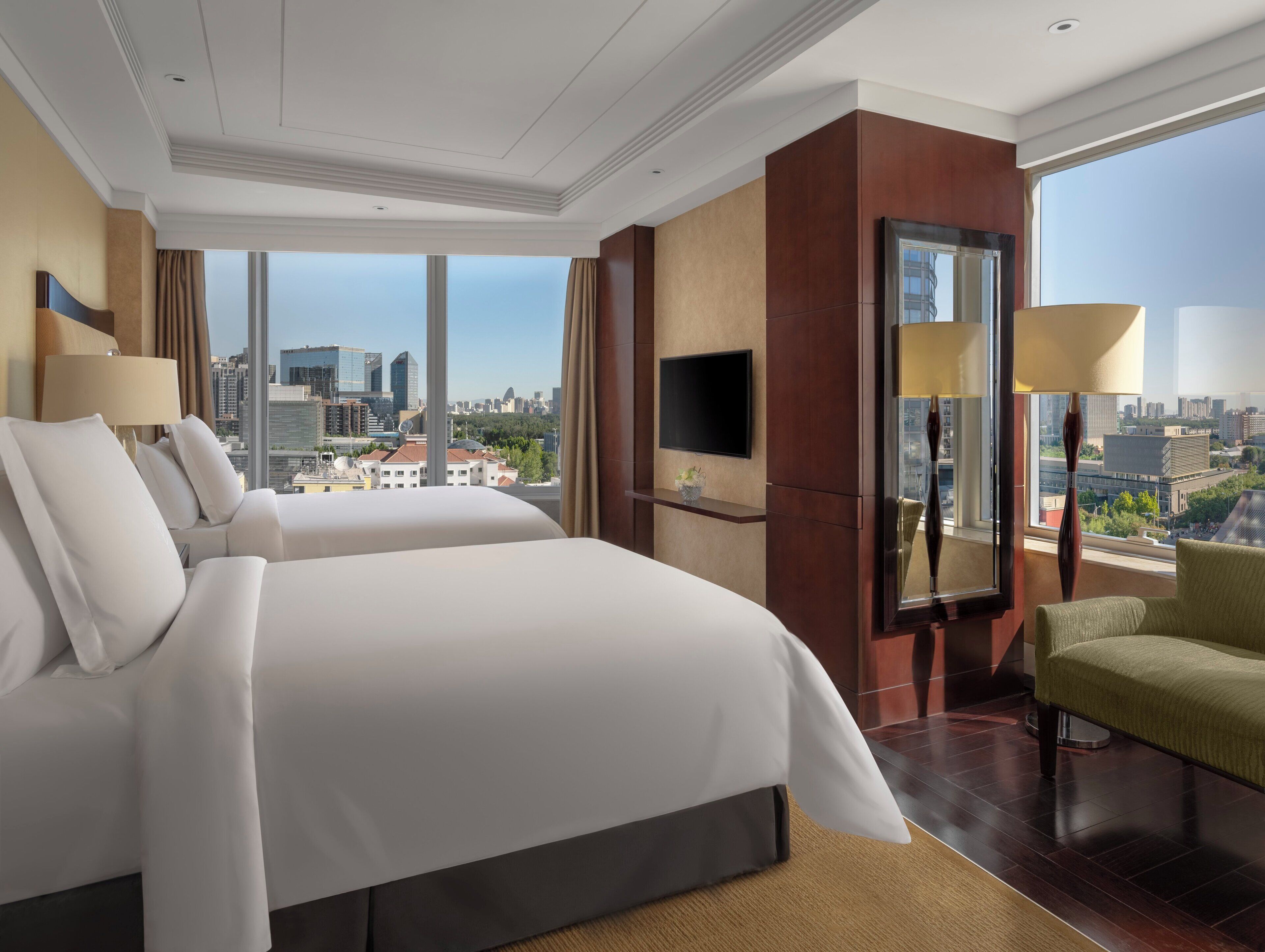 ambassador twin suite, city view | city view