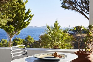 Superior Double Room, 1 Double Bed | Terrace/patio - 9 Muses Exclusive Apartments (Patmos)