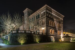 Front of property – evening/night