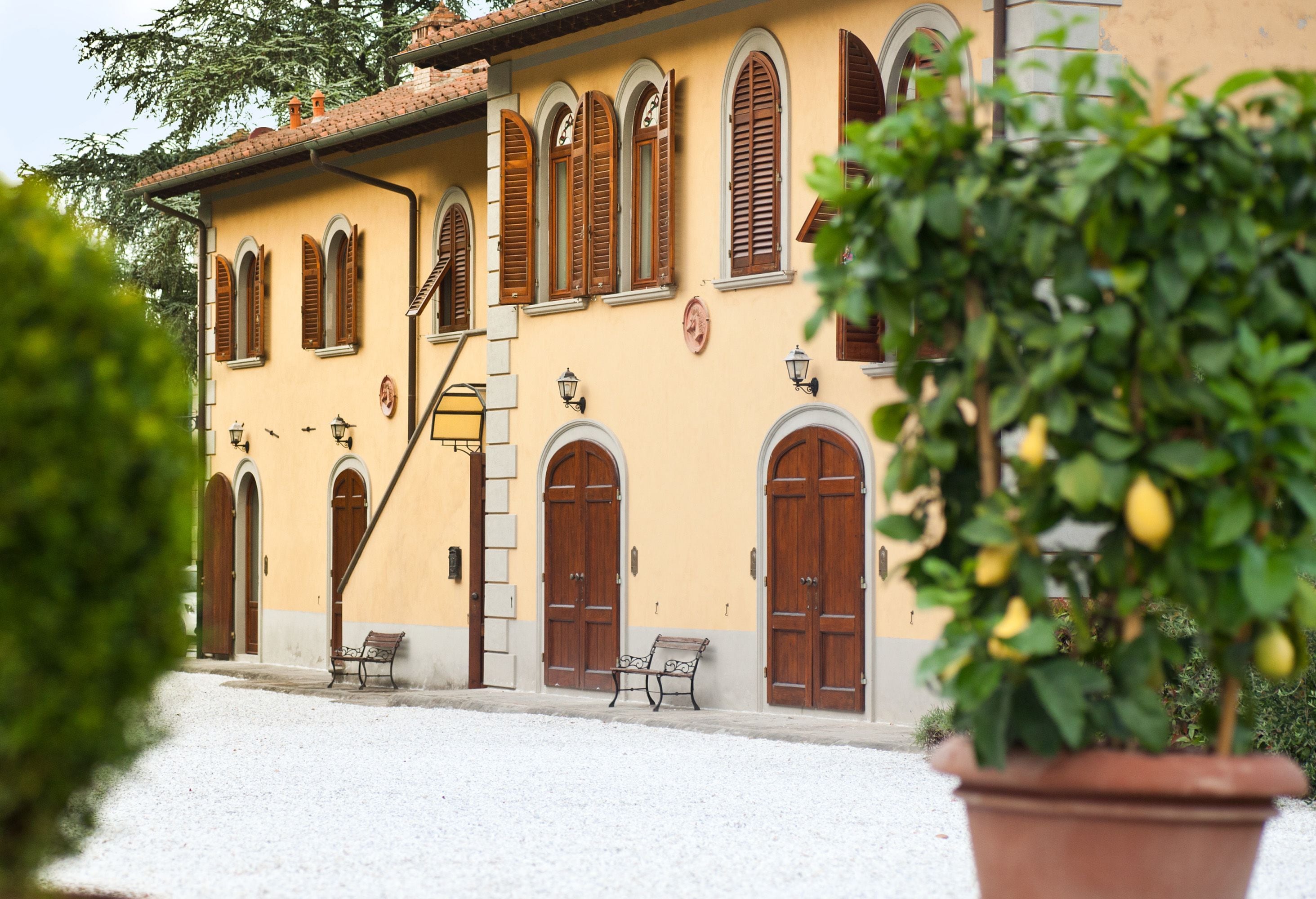 Facciata della struttura