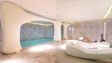 Sauna, hot tub, Turkish bath, body treatments, body scrubs, facials