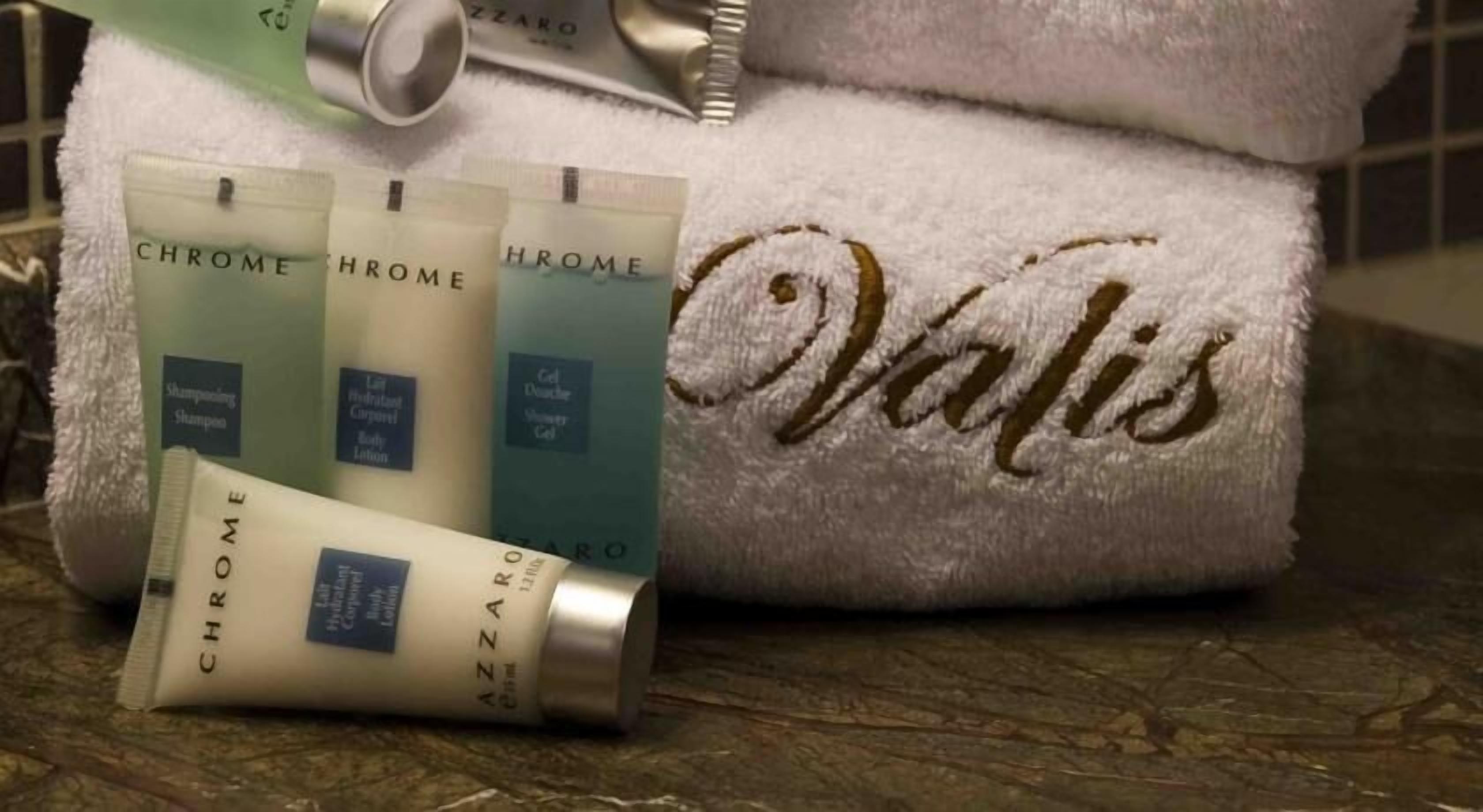 deep-soaking bathtub, free toiletries, hair dryer, bathrobes