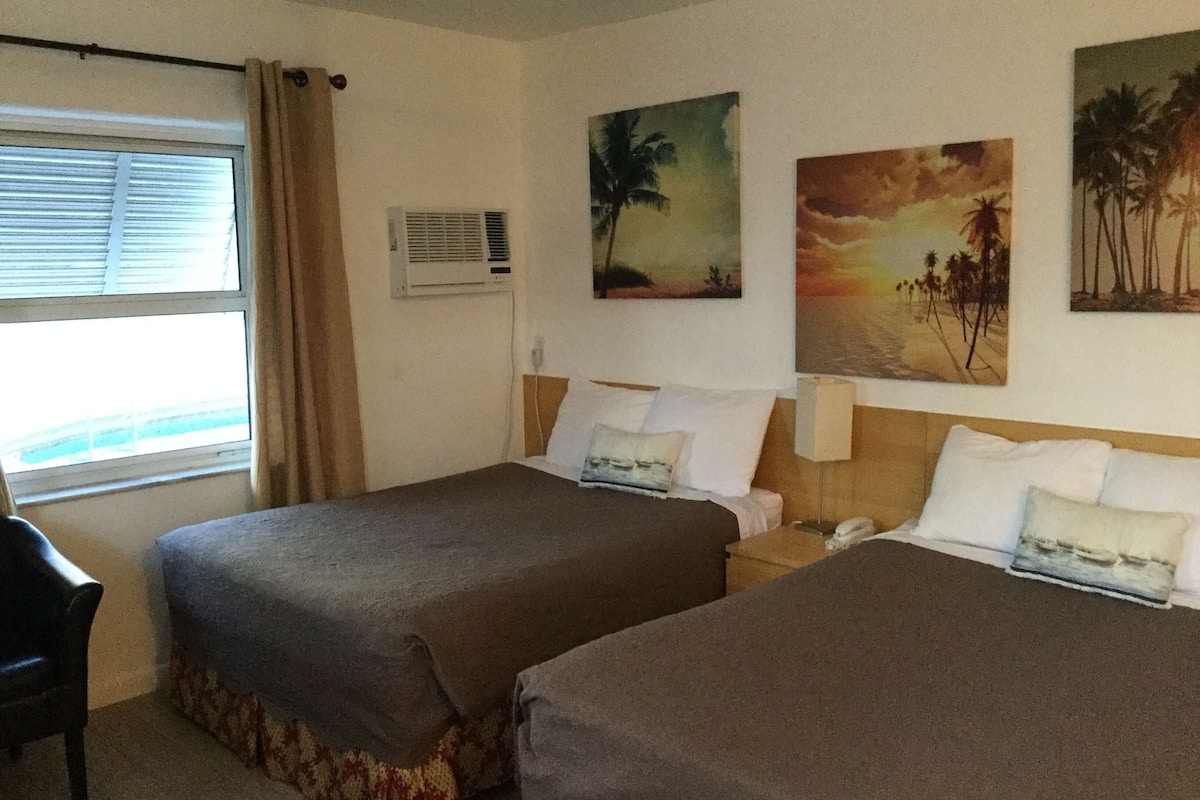 Family Room, 2 Double Beds | 1 bedroom, premium bedding, individually decorated