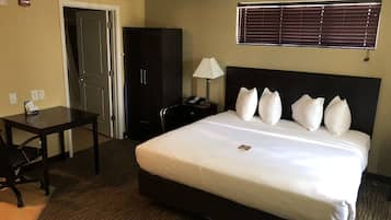 Suite, 1 King Bed with Sofa bed, Accessible, Non Smoking (Efficiency, Upgrade) | 1 bedroom, desk, blackout drapes, iron/ironing board