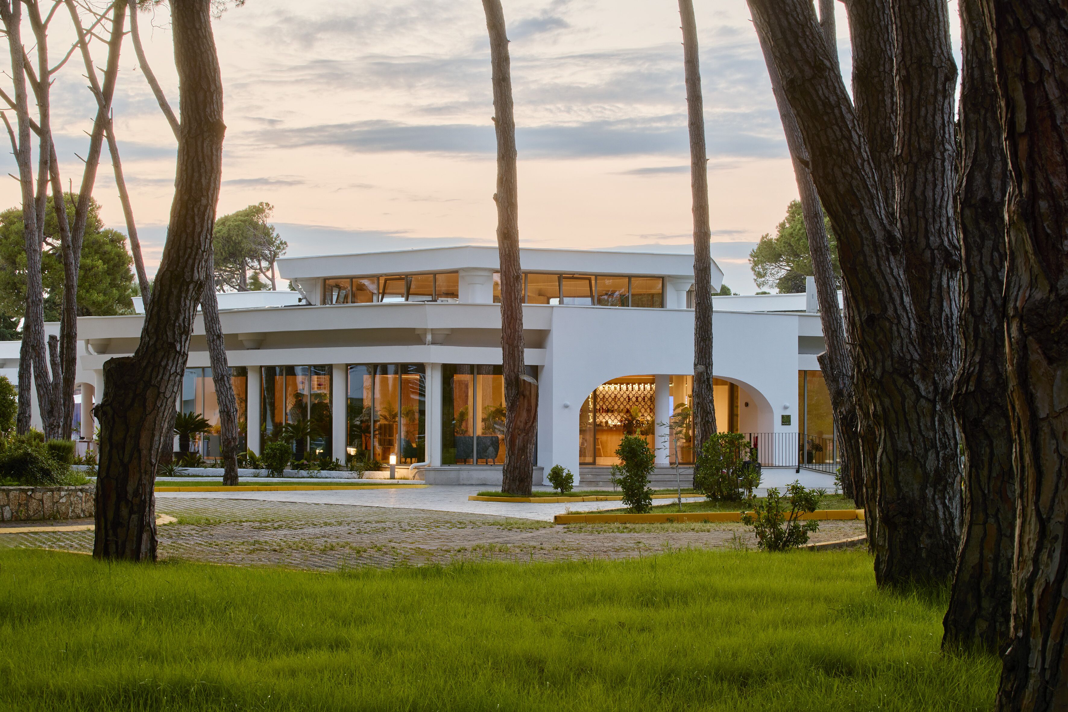 Façade de l’hébergement