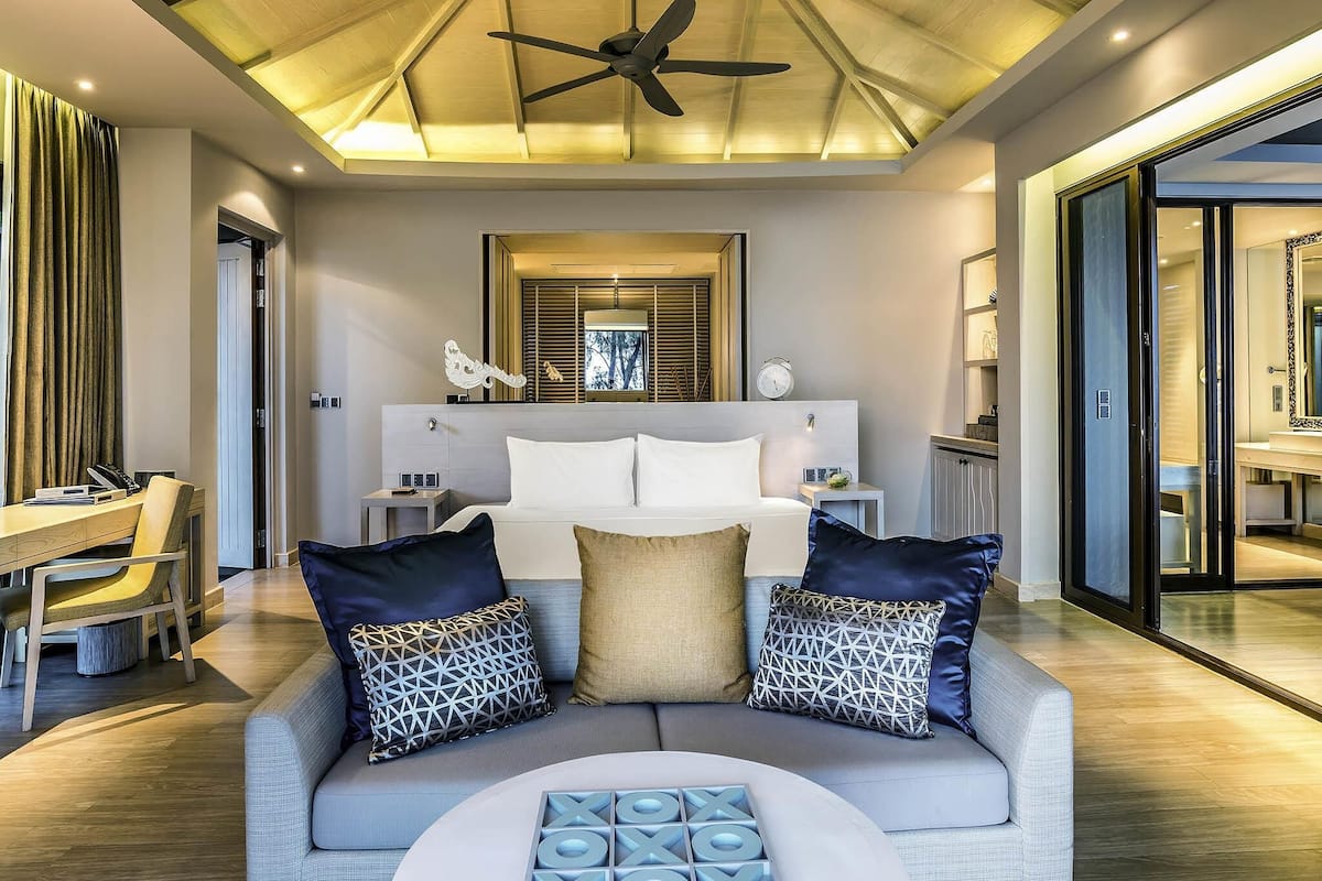 Luxury Villa, 1 Bedroom (Pool) | Premium bedding, down comforters, memory foam beds, minibar