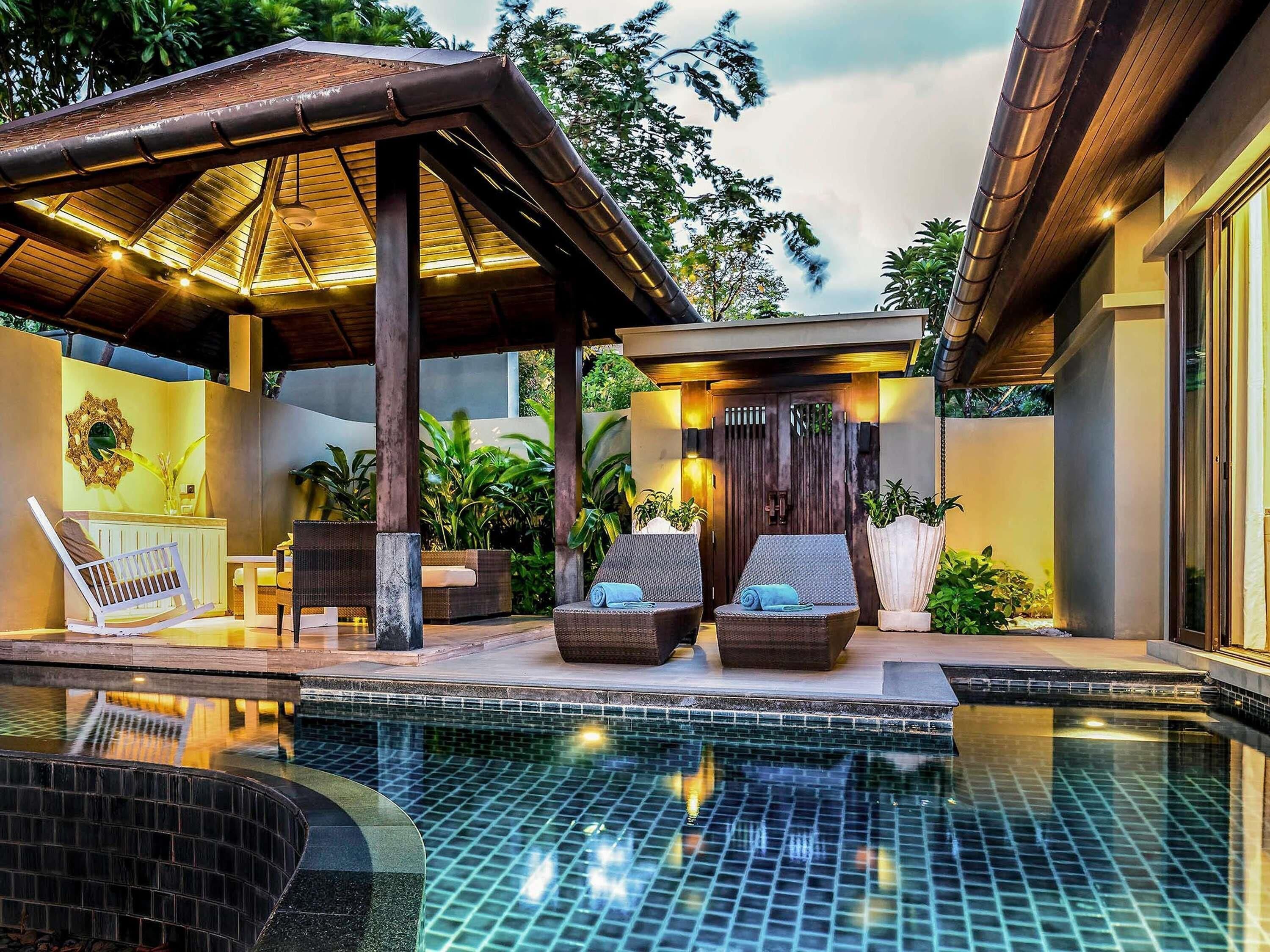 Luxury Villa, 1 Bedroom (Pool) | Premium bedding, down comforters, memory foam beds, minibar