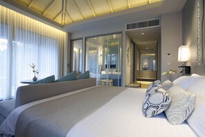 Deluxe kamer, 1 kingsize bed (Grand) | Luxe beddengoed, donsdekens, bedden met traagschuimmatrassen