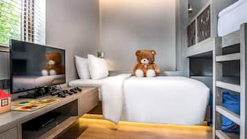 Familienzimmer, Mehrere Betten | Hochwertige Bettwaren, Daunenbettdecken