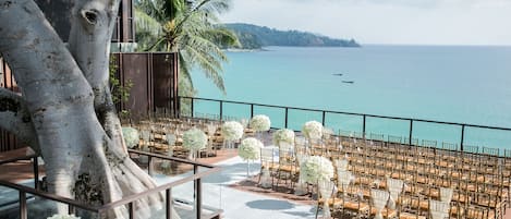 Espace mariage en plein air