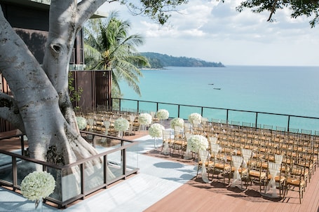 Área de bodas al aire libre