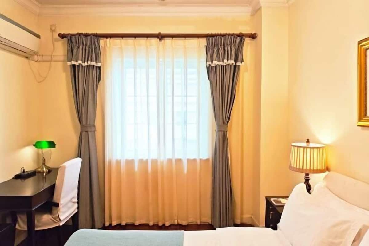 1 slaapkamer, luxe beddengoed, donsdekens, een kluis op de kamer
