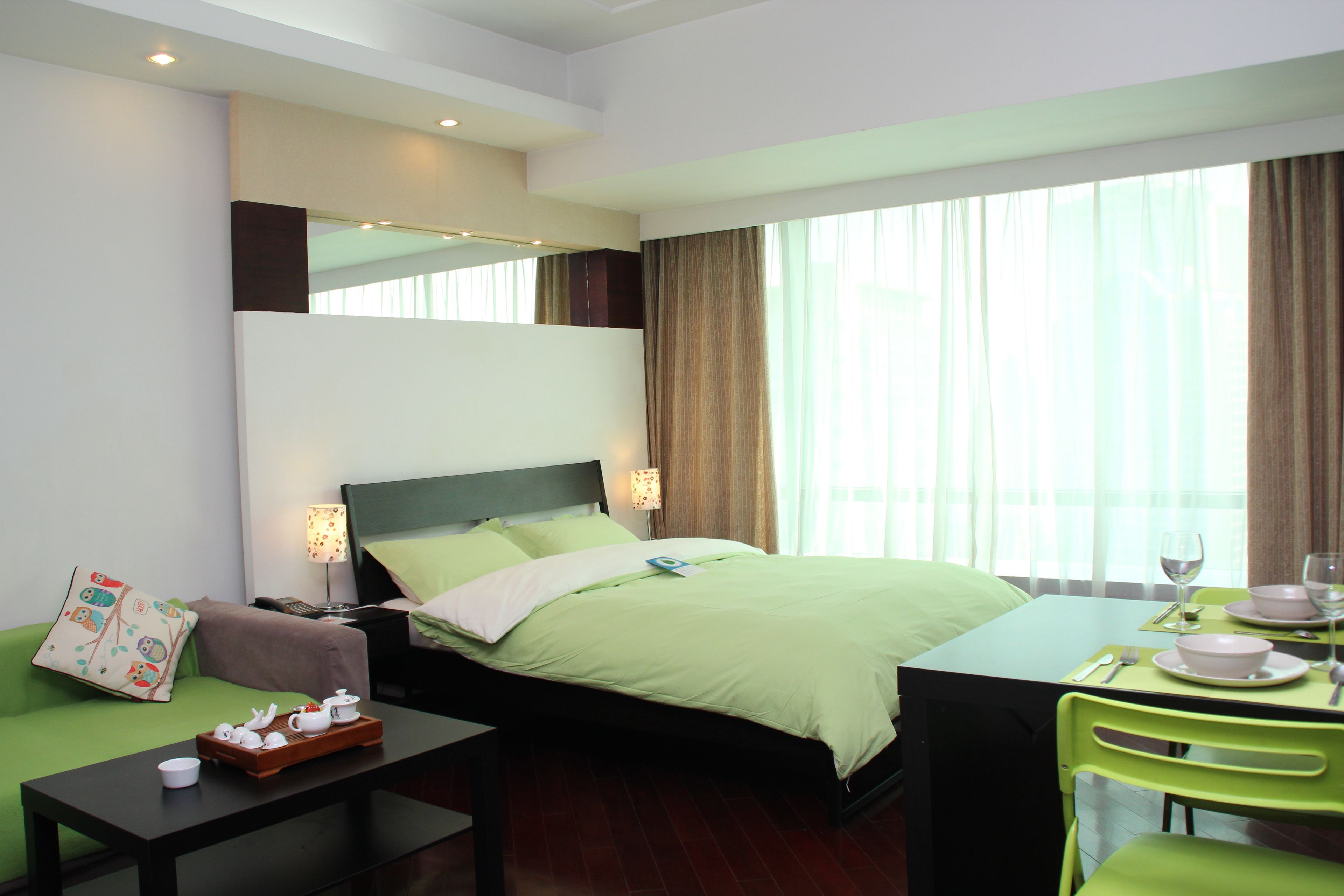 Deluxe Twin Room, Kitchenette, City View | Pemandangan dari bilik