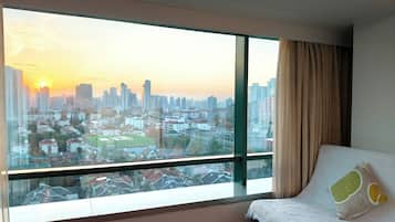 Superior Suite Room | In-room safe, desk, blackout drapes, iron/ironing board