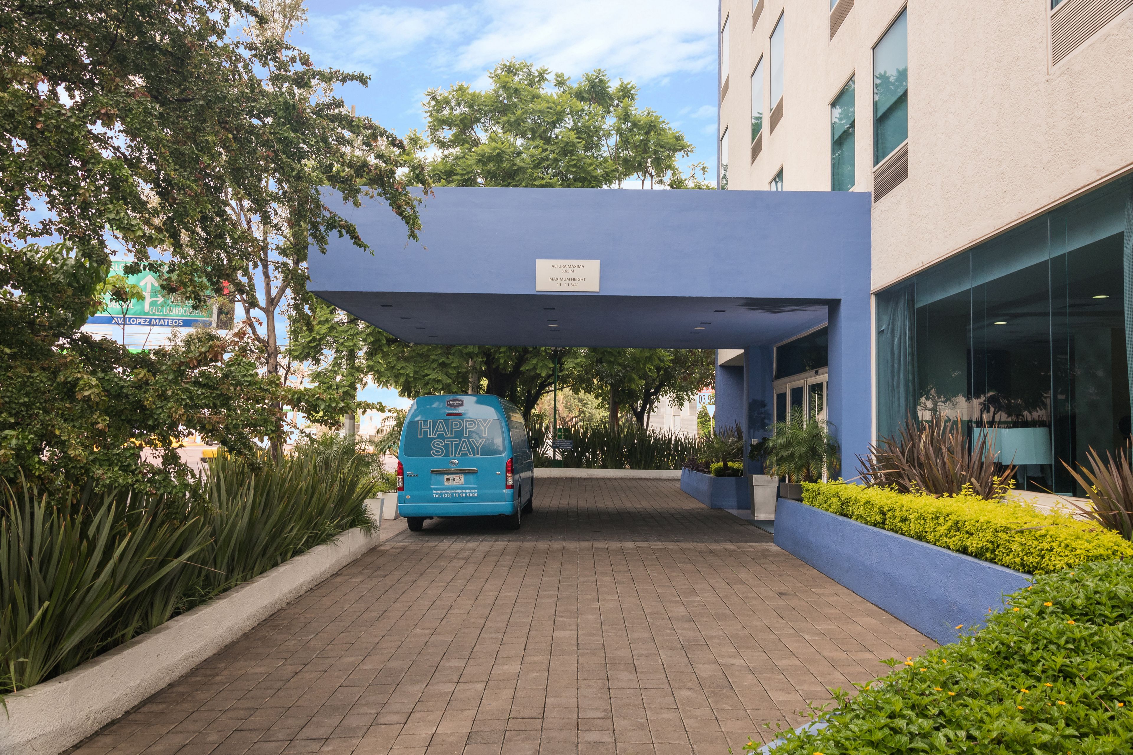 Entrada de la propiedad