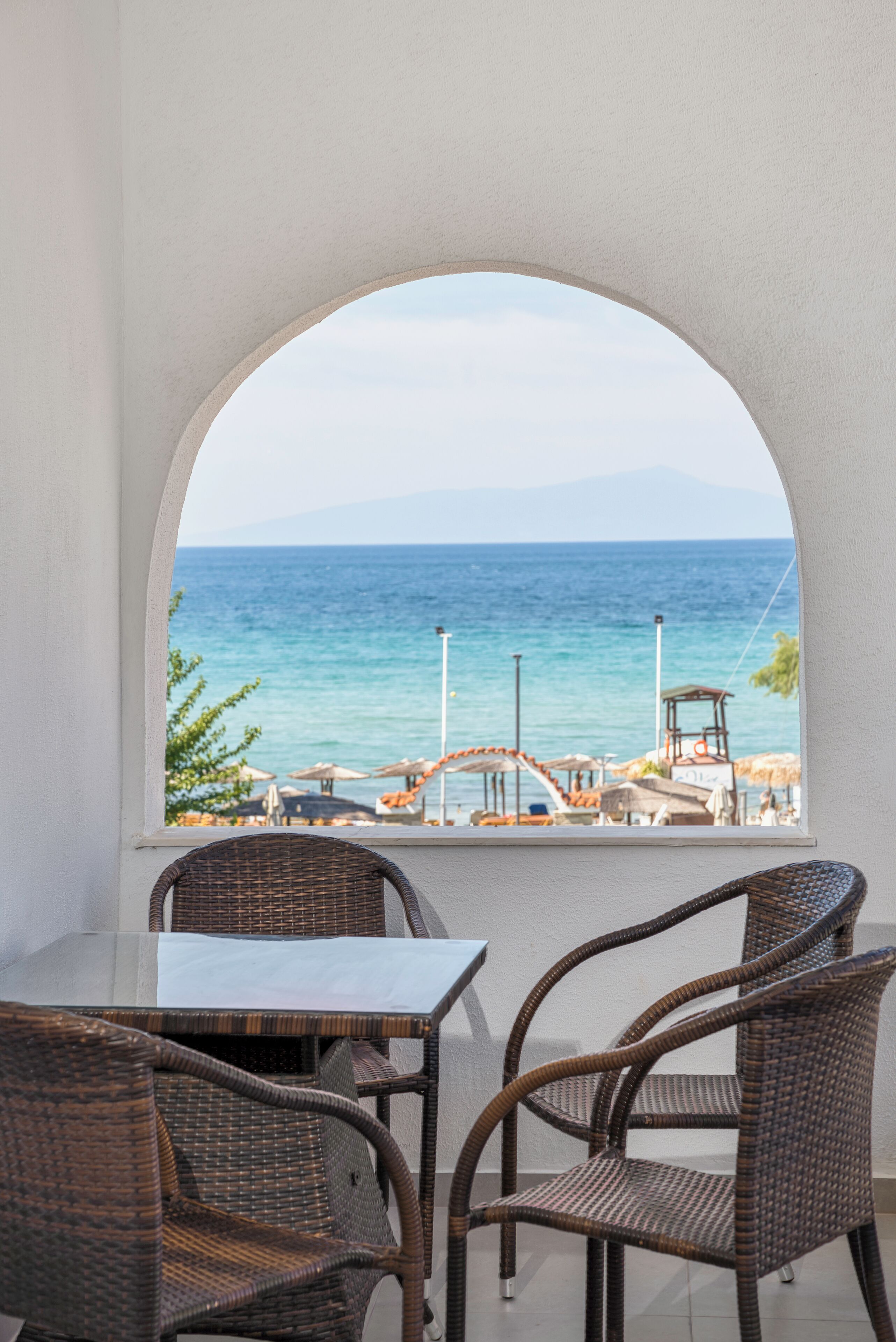 comfort double or twin room (villa building) | terrace/patio